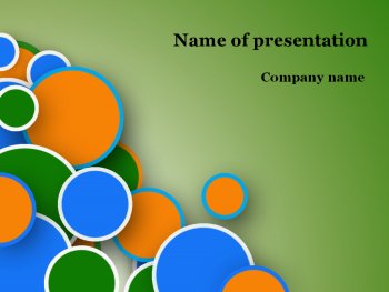 Funny bubbles Powerpoint template