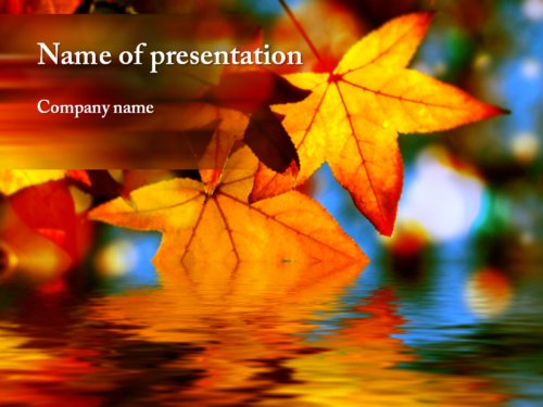 Yellow Maple PowerPoint template