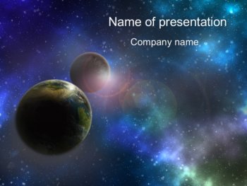 Big Planets PowerPoint template