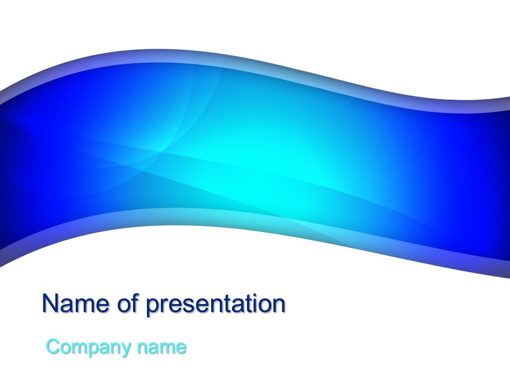 Free blue river powerpoint template presentation