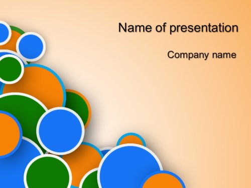 Balls Game PowerPoint template