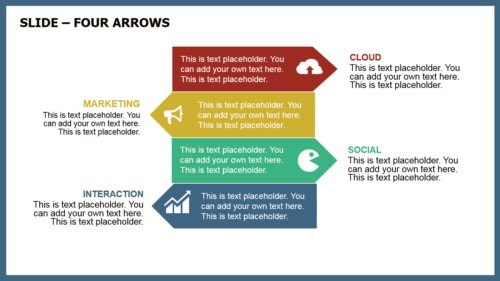 Arrows To The Left PowerPoint template