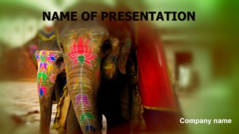 Elephant PowerPoint template