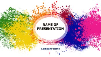Colorful PowerPoint template