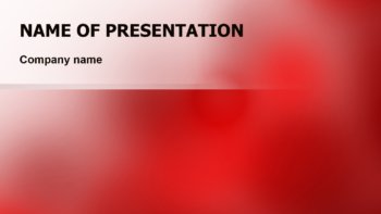 Red Fog PowerPoint template