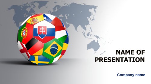 World Soccer PowerPoint template