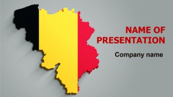 Belgium Flag PowerPoint theme