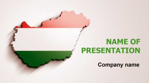 Hungary Flag PowerPoint theme
